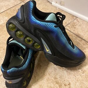 Nike Air Max Plus Black and Blue with Yellow Accents Nike Men's Air Max